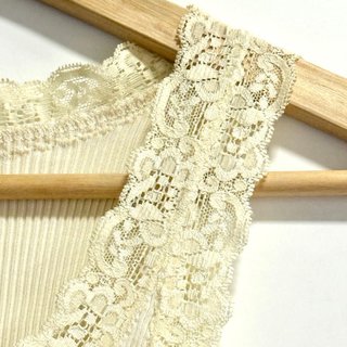 Talla M - Camiseta tirantes encaje romantica