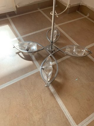 Lámpara Mantra Plata y Cristal URGE VENTA