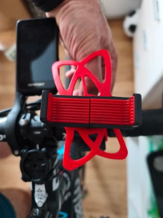Soporte Móvil para Bicicleta Rojo