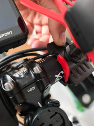 Soporte Móvil para Bicicleta Rojo