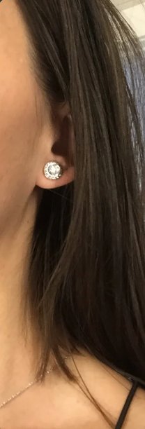 Set colgante y pendiente Swarovski en su cajita.