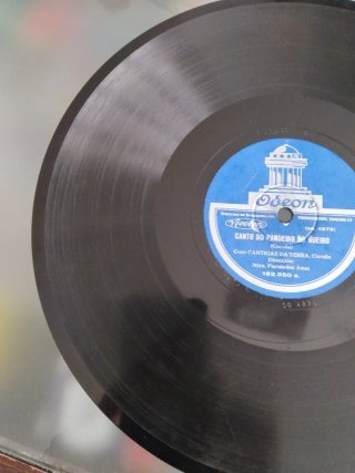 Disco Vinilo 78rpm Cantigas da Terra. Odeom