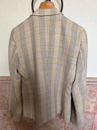 Chaqueta Blazer Lana Cuadros MANI Made in Italy