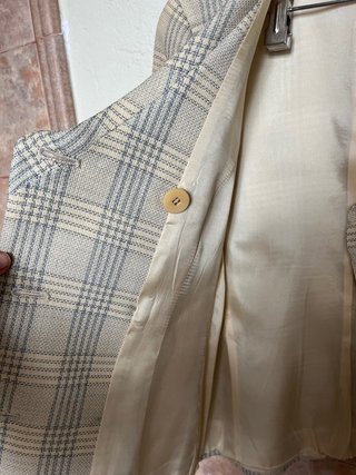Chaqueta Blazer Lana Cuadros MANI Made in Italy