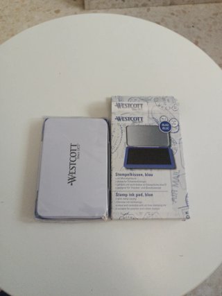 Almohadilla de tinta azul Westcott