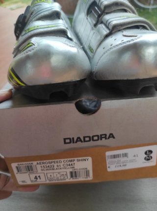 Scarpe ciclismo Diadora silver