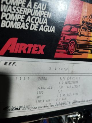 Fiat Panda 4x4 Uno fire punto bomba agua nueva