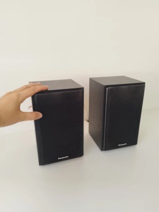 Minicadena Panasonic SA-PM5 y dos altavoces
