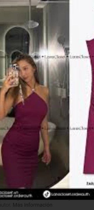 Vestido largo Zara rosa