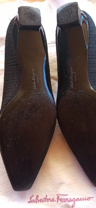 Salvatore Ferragamo Zapatos Negros Talla 40