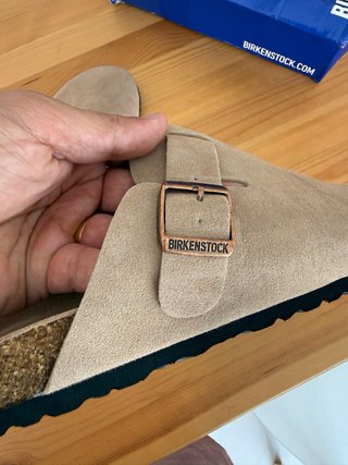 Sandalias Birkenstock Boston Talla 44 Beige