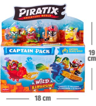 Piratix Wild Kingdom Captain Pack Black Willy