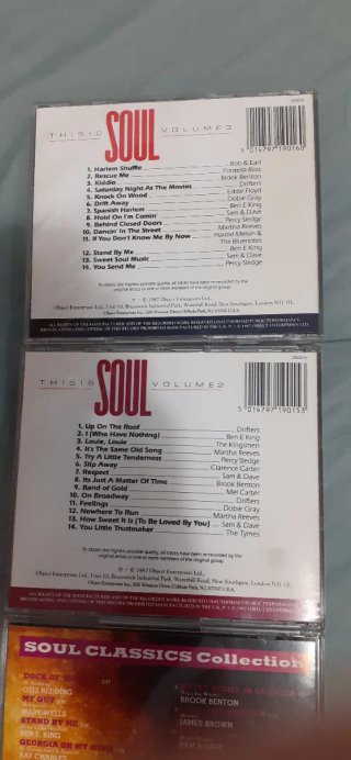 Lote 3 CDs Soul Classics Compilation