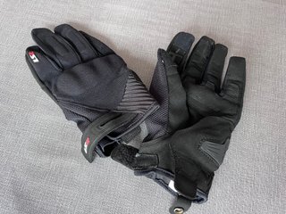 Guantes Moto LS2 Talla L Hombre Negro Rojo