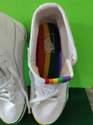 Vans Sk8-Hi Tapered Blancas Nuevas