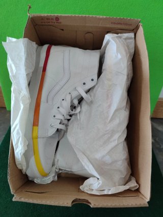 Vans Sk8-Hi Tapered Blancas Nuevas
