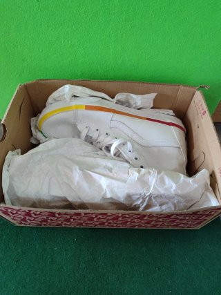 Vans Sk8-Hi Tapered Blancas Nuevas