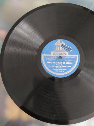 Disco Vinilo Odeon 78 rpm Cantigas da Terra