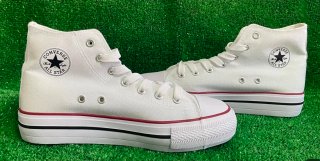 Converse All Star Blancas Plataforma