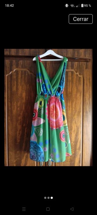 Vestido Desigual estampado talla única