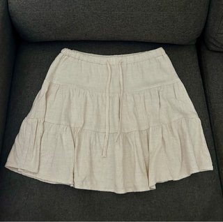 Falda beige