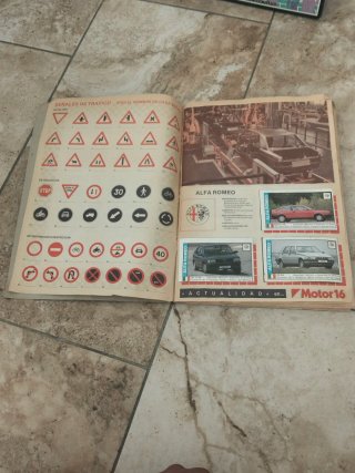 Colección Cromos Coches Motor 16