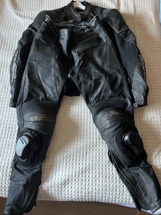 Mono de cuero TSCHUL 2 piezas negro Talla 50