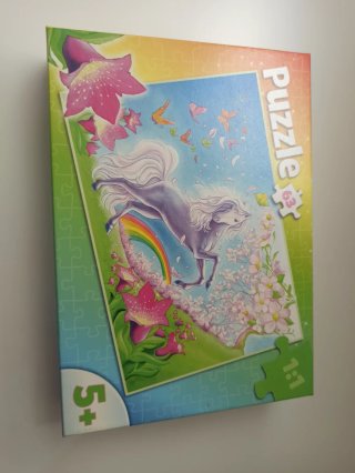 2 Puzzles Infantiles (Unicornio y Peppa Pig)