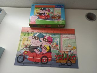 2 Puzzles Infantiles (Unicornio y Peppa Pig)