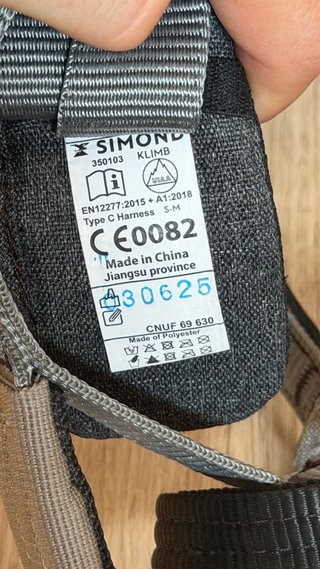 Arnés Simond Klimb S/M Alpinismo Escalada