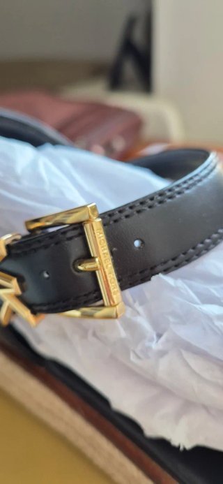 Sandalias Michael Kors Negras Doradas