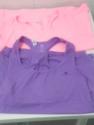 Lote 4 Camisetas Tirantes Mujer Talla 46 ( L-XL)