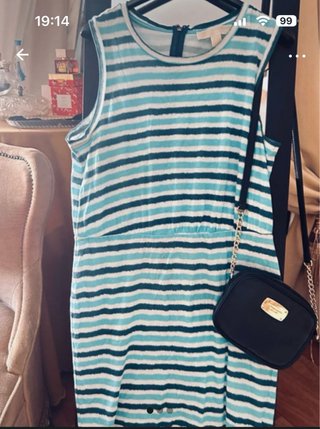 Vestido playero Michael Kors rayas