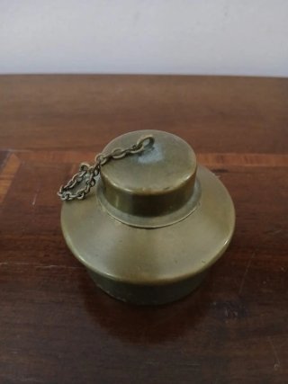 Bruciatore alcol ottone con catenella