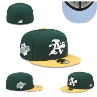 Gorra New Era Oakland Athletics Verde y Amarillo