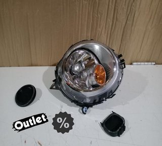 BA FARO DCH MINI R56 06-10 FONDO CROMO INTERMITENTE NARANJA