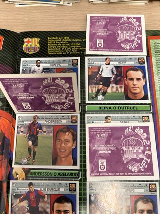 Colección Cromos Liga 2001/2002