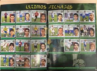 Colección Cromos Liga 2001/2002