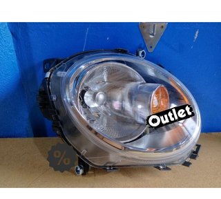 BA FARO IZQ MINI R56 06-10 FUNDO CROMO INTERMITENTE NARANJA