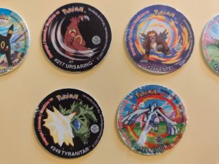 Tazos League Pokémon Matutano con pegatina (2002)