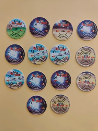 Tazos League Pokémon Matutano con pegatina (2002)