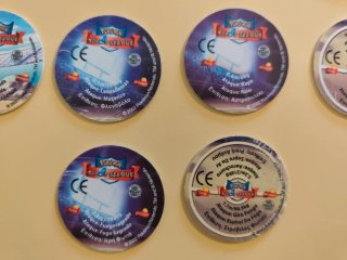 Tazos League Pokémon Matutano con pegatina (2002)