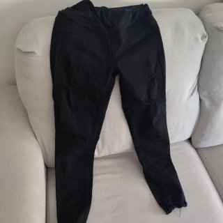 Pantalones premamá negros Talla M