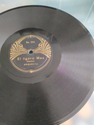 Disco Pizarra Antiguo Schotische de los Titeres