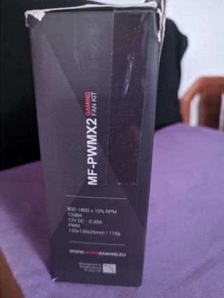 2 Ventiladores Mars Gaming MF-PWMX2