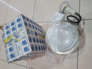 Plafón LED redondo plateado. Varios modelos 8€ Und