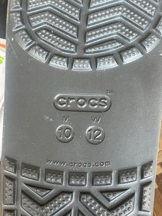 Chanclas Crocs Talla 43-44 Negras