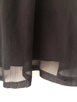Vestido negro ibicenco estilo boho talla S