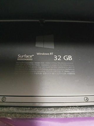 Microsoft Surface RT Negro