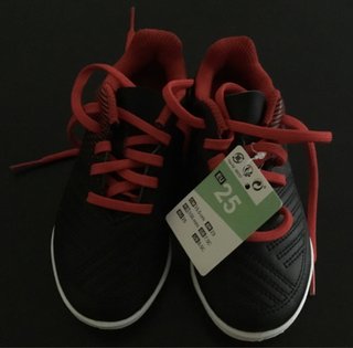 Botas de fútbol Kipsta niño talla 25